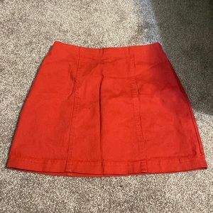 red skirt